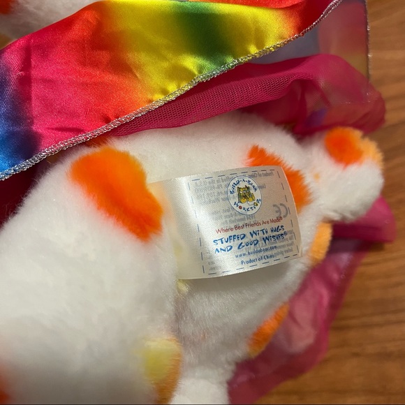 Build a Bear Candy Corn Halloween Edition Plush with Rainbow Fairy Outfit - Picture 4 of 9